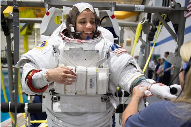 Black woman flies to ISS