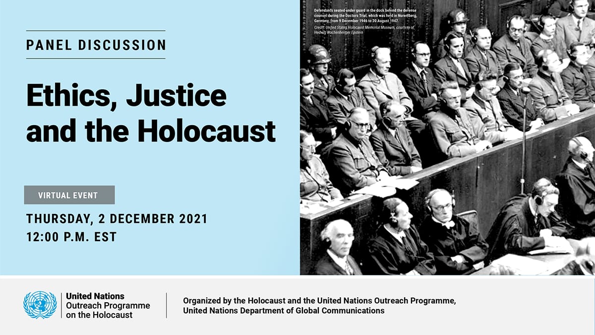 UN ethics justice and holocaust