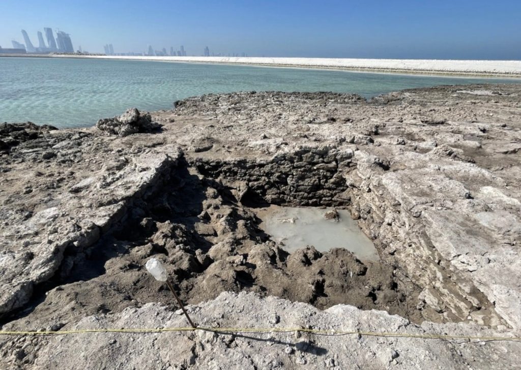 1,200-year-old artificial island found