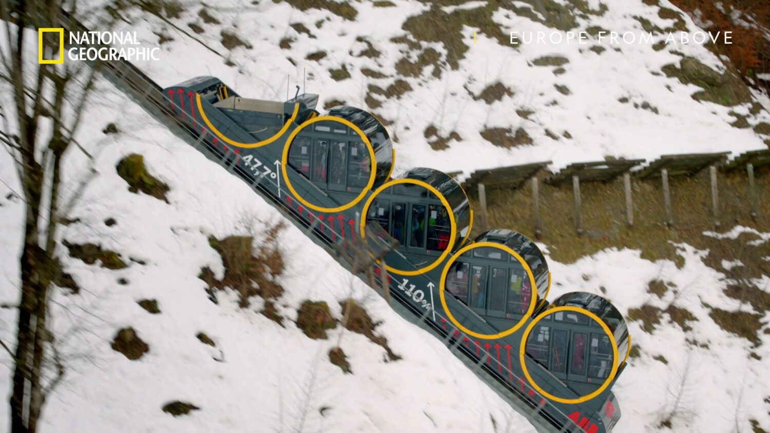 The fantastic train, which is a real engineering marvel