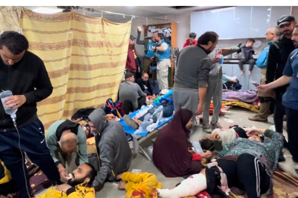 Gaza crisis: another hospital facing dire shortages after an evacuation order