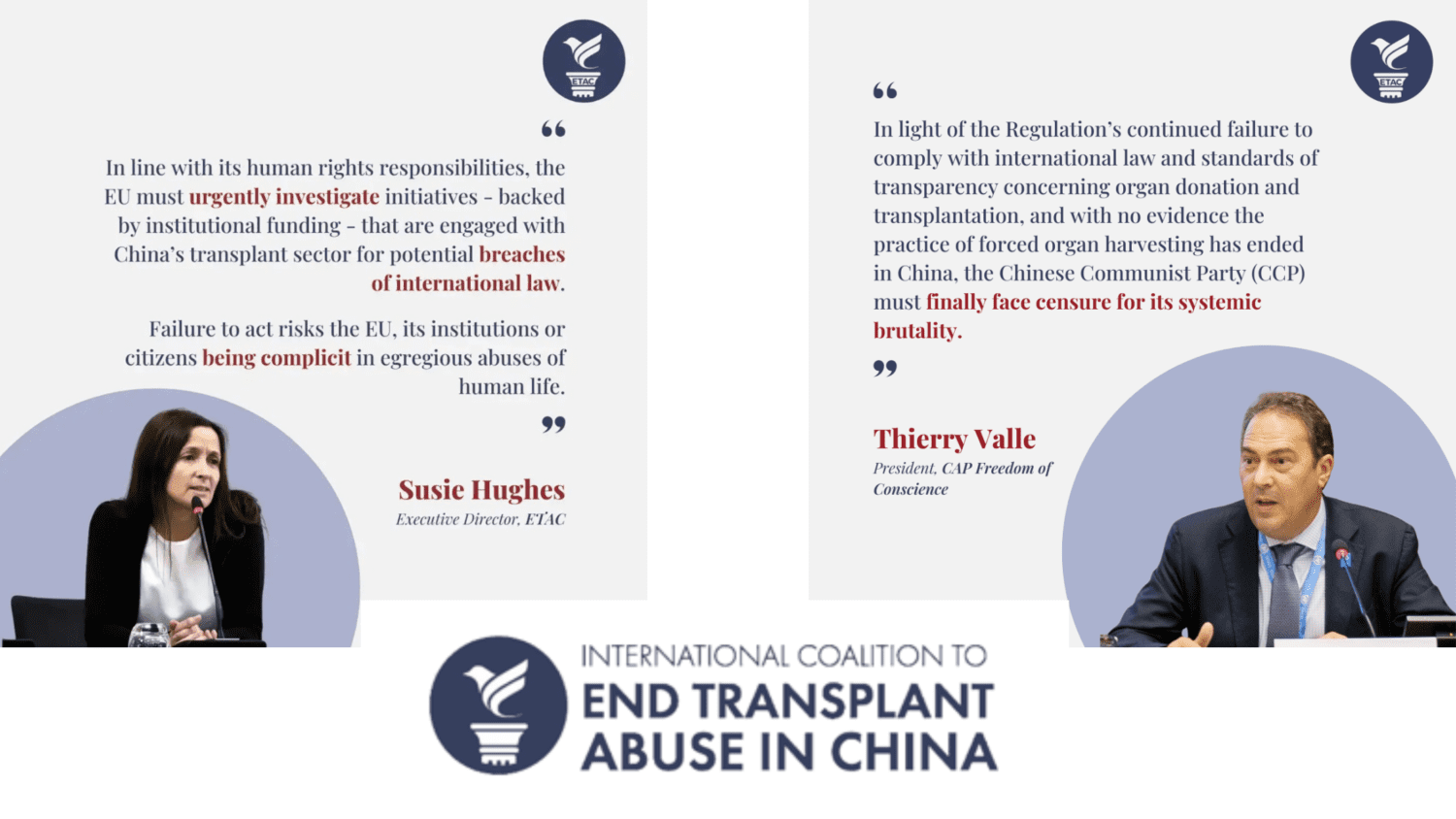 End EU ‘complicity’ in China organ abuse, say rights groups