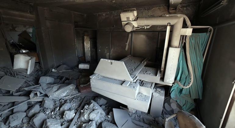 Israeli attack puts Gaza City hospital out of service