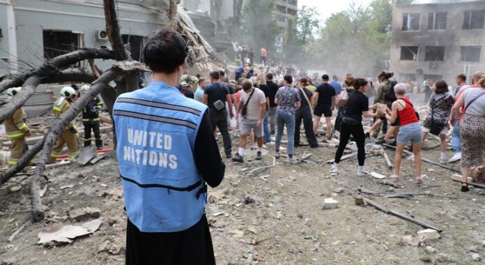 Outrage as Russian overnight attacks on Ukraine cities kill at least nine civilians