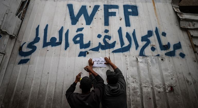 Desperate hunger drives crowd to storm UN food warehouse in Gaza