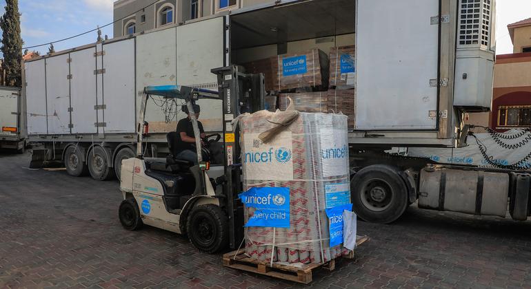 UN releases $11 million for Gaza aid as ceasefire, hostage release bring ‘fragile hope’