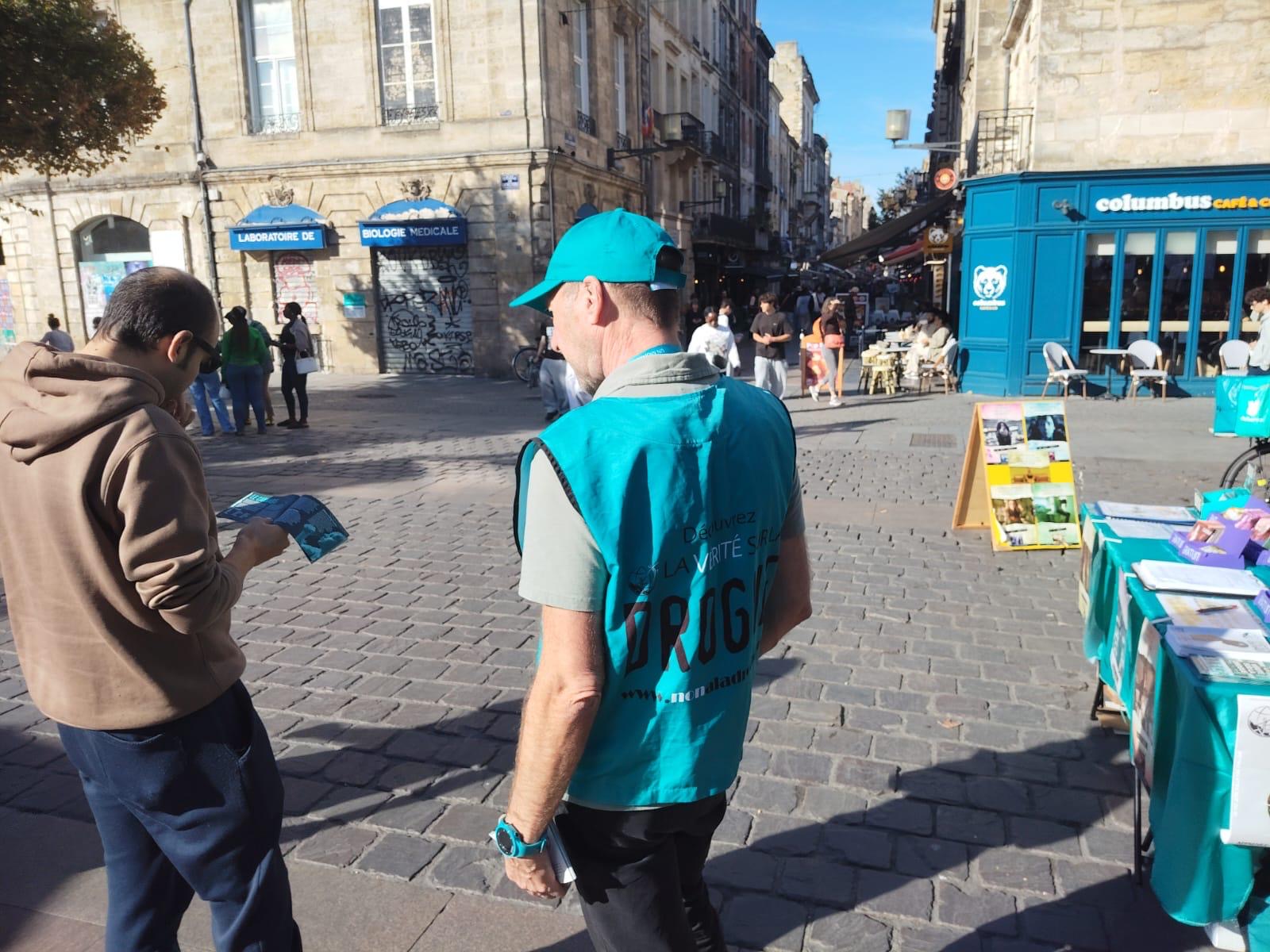 Scientology volunteers stepped up drug prevention across France in October