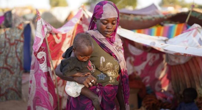 ‘All we want for Sudan is peace’ say children fleeing violence