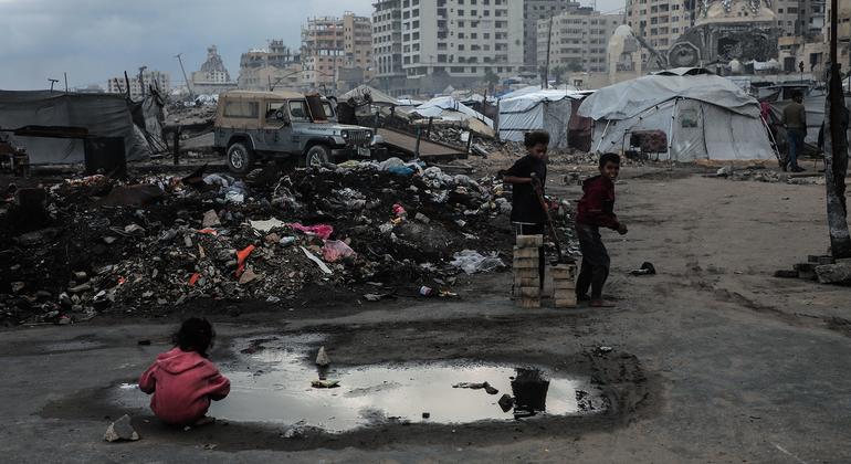Winter storms upended thousands in Gaza