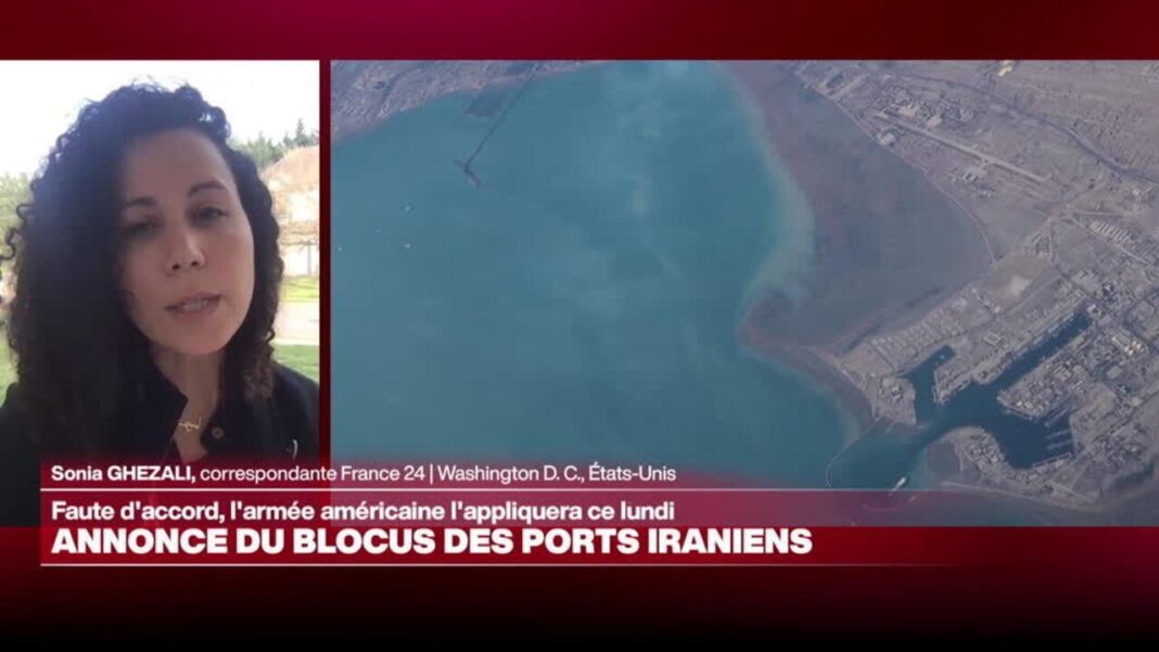 Washington to impose blockade of Iranian ports