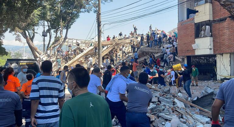 Colombia earthquake: UN joins national response