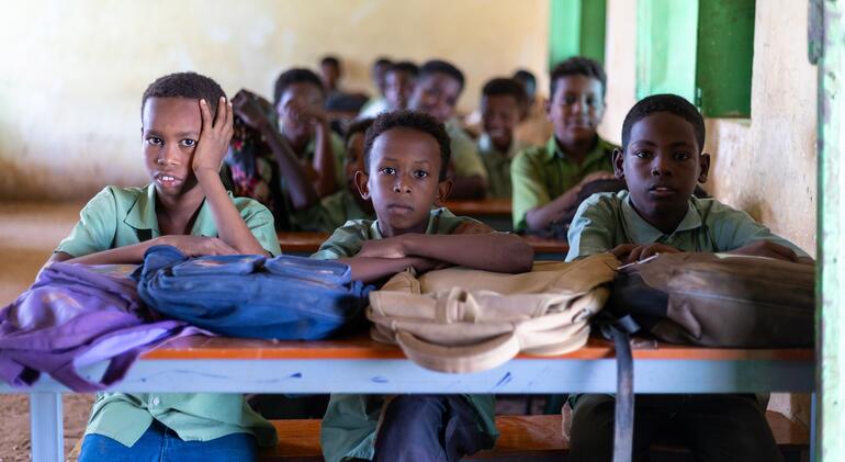 Sudan war:  million education boost to help 200,000 children