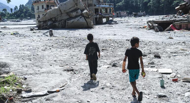 UNICEF says thousands of children require mental health support after Nepal floods