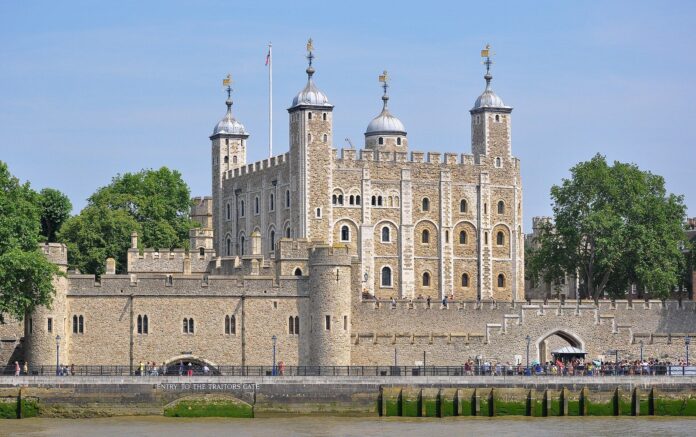 Tower of London seen from the River Thames