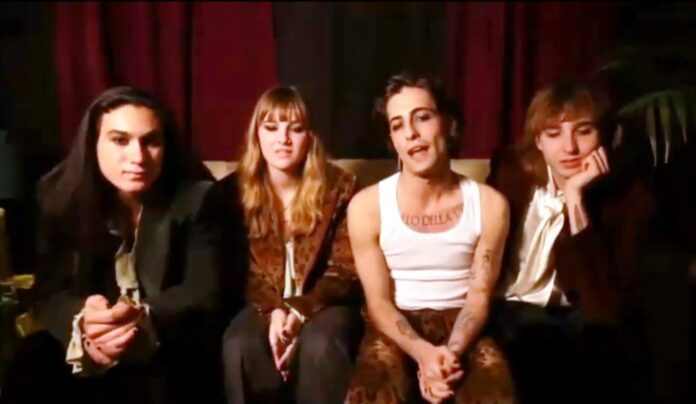 Italian band Maneskin