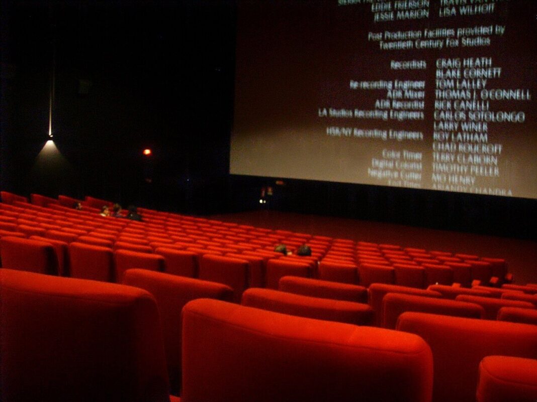 Interior of a cinema auditorium