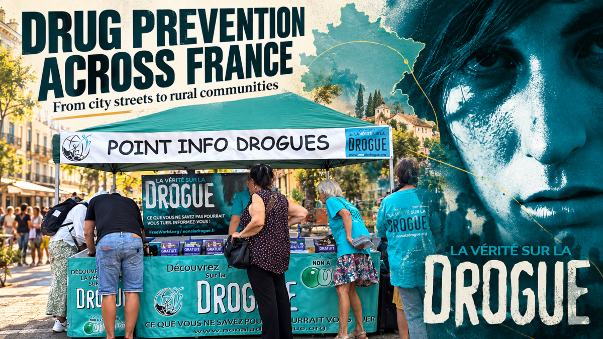 French Scientology Volunteers Take Drug Prevention from City Streets to Rural Communities